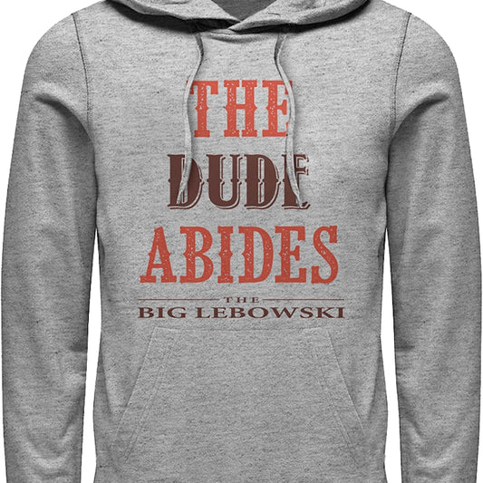 The Dude Abides Big Lebowski Hoodie