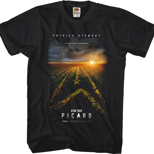 The End Is Only The Beginning Poster Star Trek Picard T-Shirt