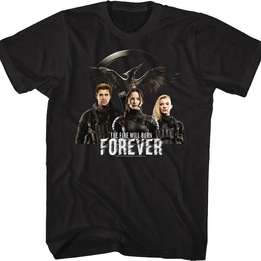 The Fire Will Burn Forever Hunger Games T-Shirt