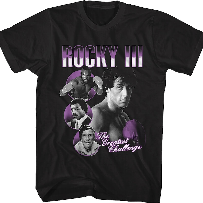 The Greatest Challenge Rocky III T-Shirt