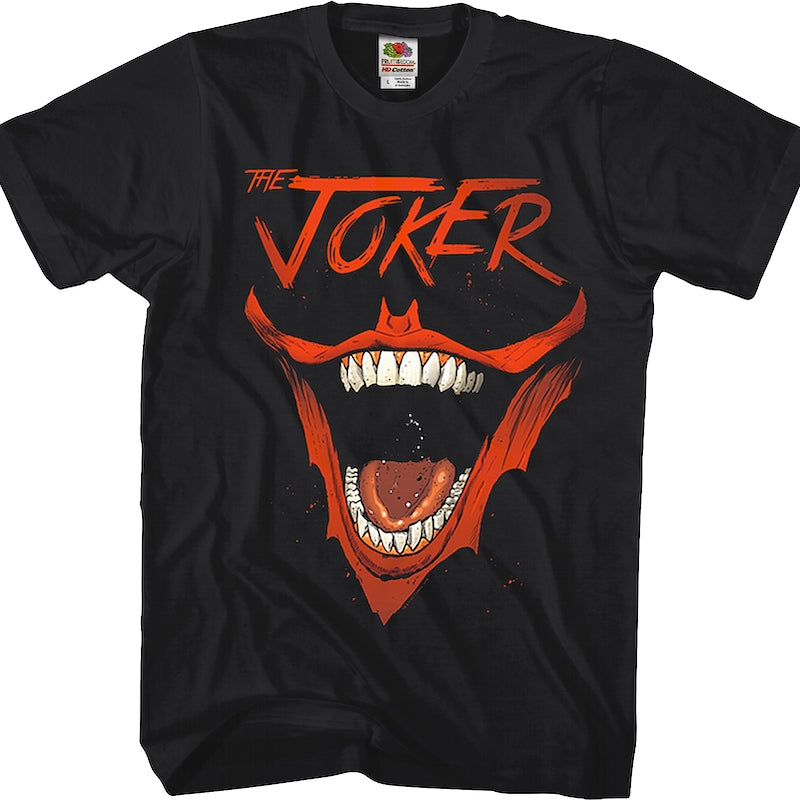 The Joker Bat-Shaped Smile DC Comics T-Shirt