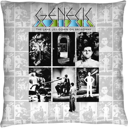 The Lamb Lies Down On Broadway Genesis Throw Pillow