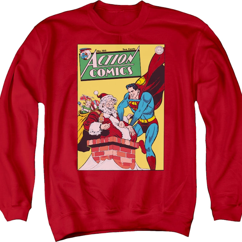 The Man Who Hated Christmas Superman Sweatshirt