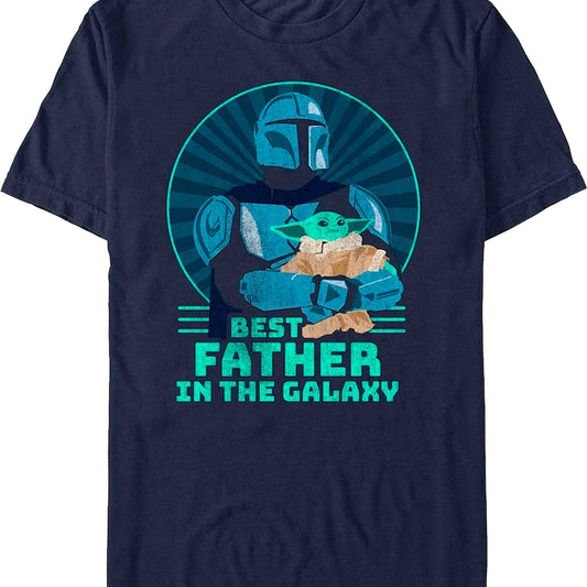 The Mandalorian Best Father In The Galaxy Star Wars T-Shirt