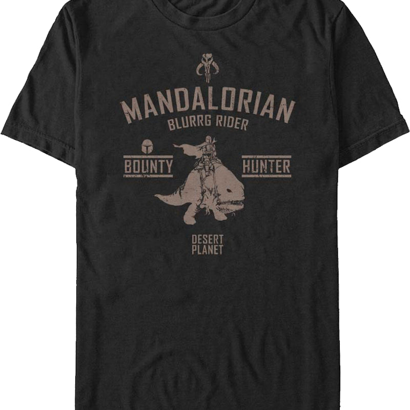 The Mandalorian Blurrg Rider Star Wars T-Shirt