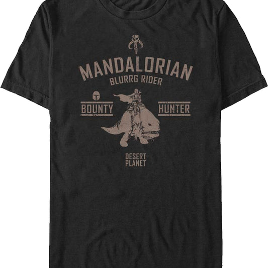 The Mandalorian Blurrg Rider Star Wars T-Shirt