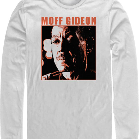 The Mandalorian Moff Gideon Photo Star Wars Long Sleeve Shirt