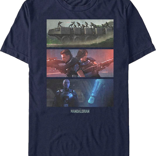 The Mandalorian Panels Star Wars T-Shirt