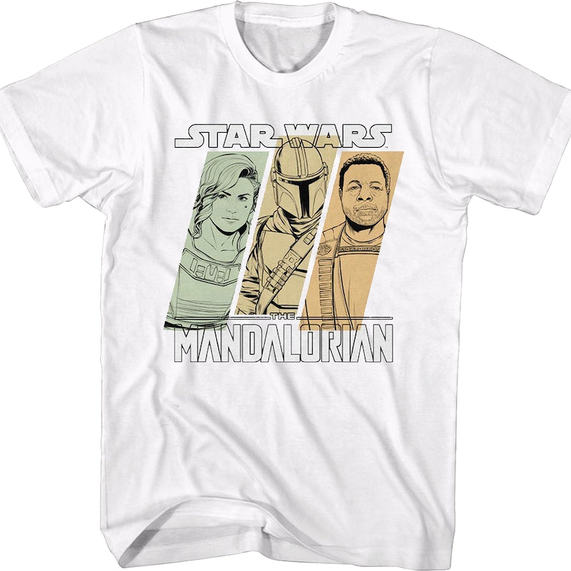The Mandalorian Sketches Star Wars T-Shirt