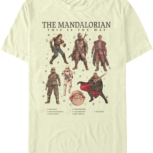 The Mandalorian The Numbered Way Star Wars T-Shirt