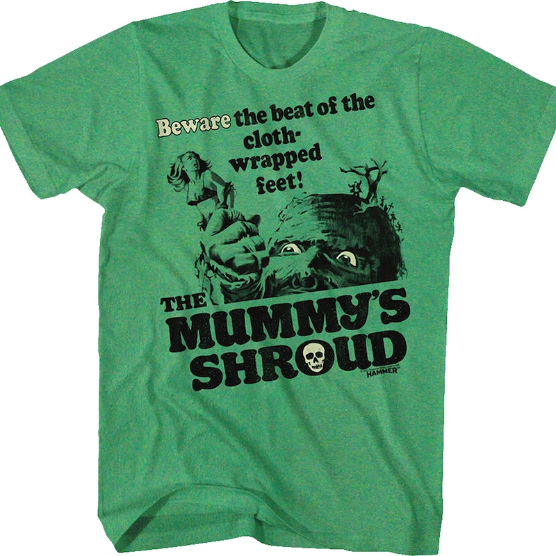 The Mummy's Shroud Hammer Films T-Shirt