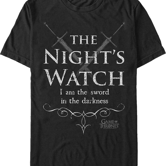 The Night's Watch Game Of Thrones T-Shirt