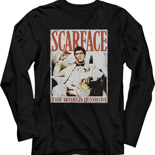 The World Is Yours Scarface Long Sleeve Shirt