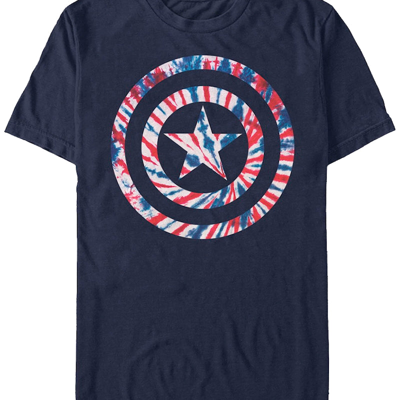 Tie Dyed Captain America T-Shirt