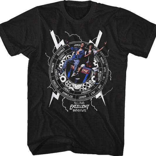 Time Machine Bill and Ted's Excellent Adventure T-Shirt