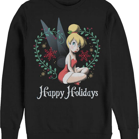 Tinkerbell Happy Holidays Disney Sweatshirt