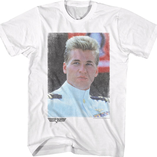 Top Gun Iceman Portrait T-Shirt