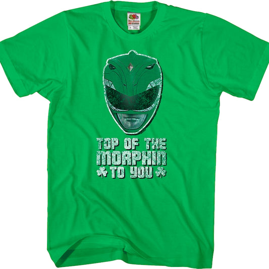 Top Of The Morphin To You Mighty Morphin Power Rangers T-Shirt