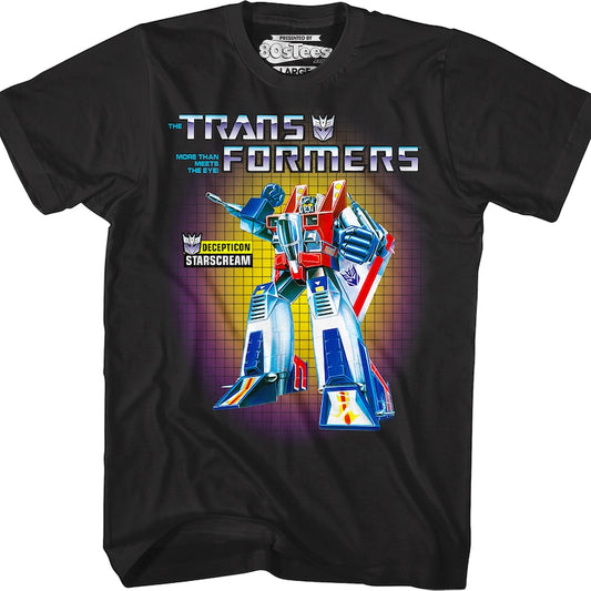 Transformers Box Art Starscream T-Shirt