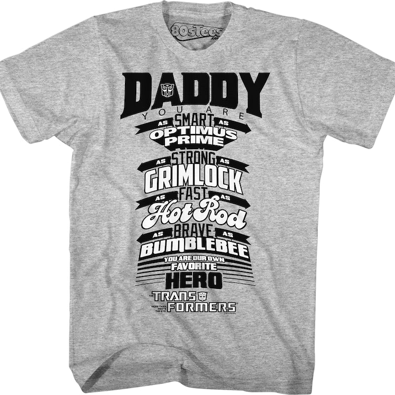 Transformers Father's Day T-Shirt