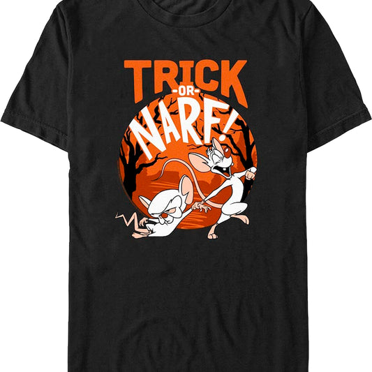 Trick or Narf Pinky and the Brain T-Shirt