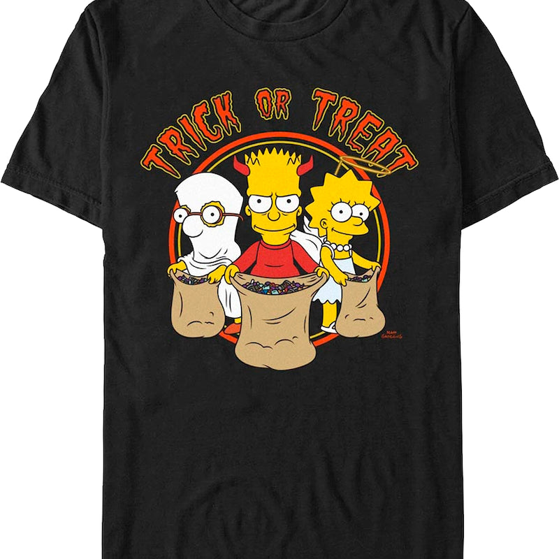 Trick Or Treat Simpsons T-Shirt