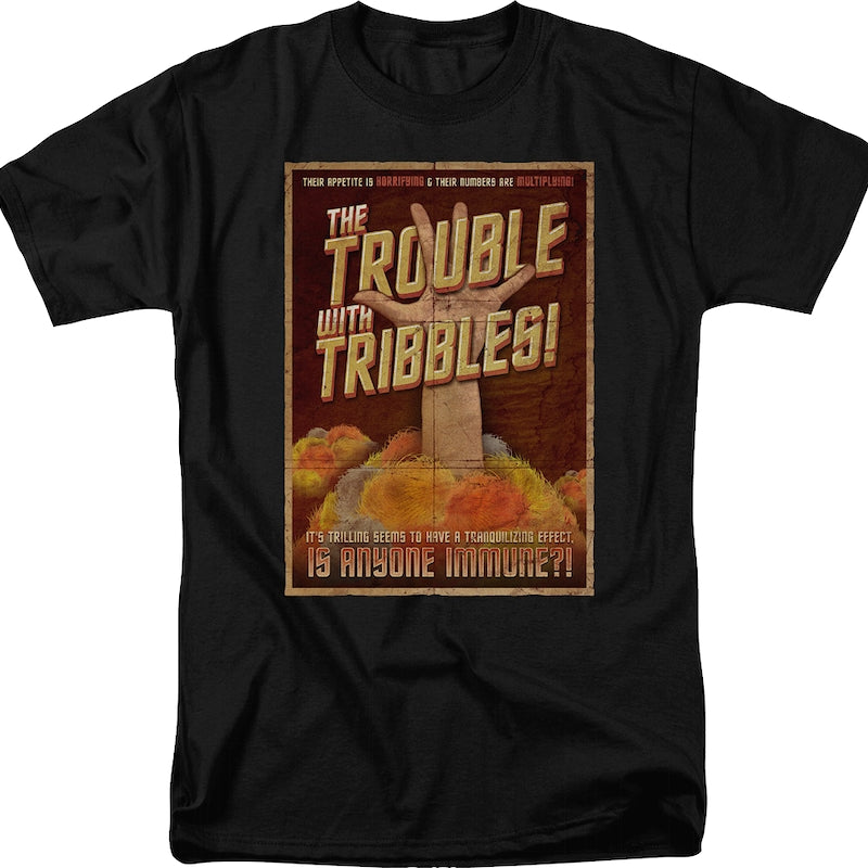 Trouble With Tribbles Poster Star Trek T-Shirt