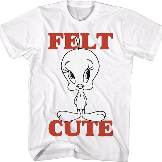 Tweety Felt Cute Looney Tunes T-Shirt