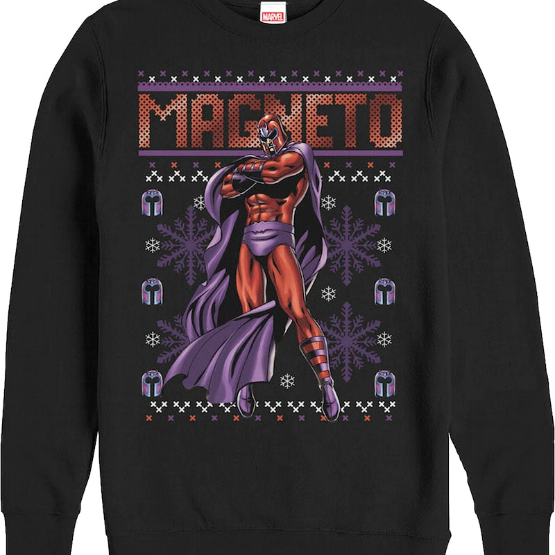 Ugly Faux Knit Magneto X-Men Sweatshirt