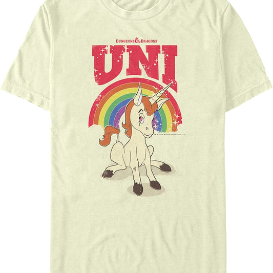 Uni Rainbow Pose Dungeons & Dragons T-Shirt