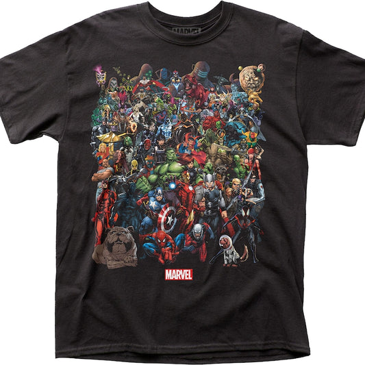 Universe Group Photo Marvel Comics T-Shirt