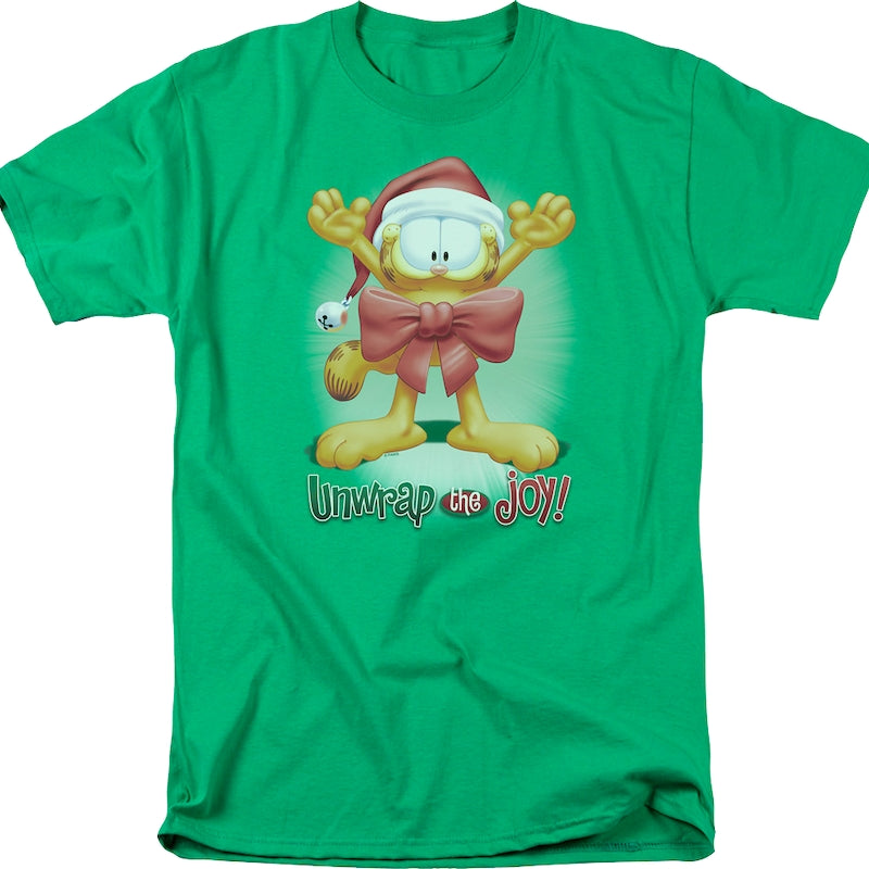 Unwrap The Joy Garfield T-Shirt