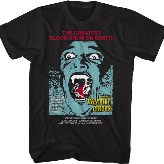 Vampire Circus Hammer Films T-Shirt