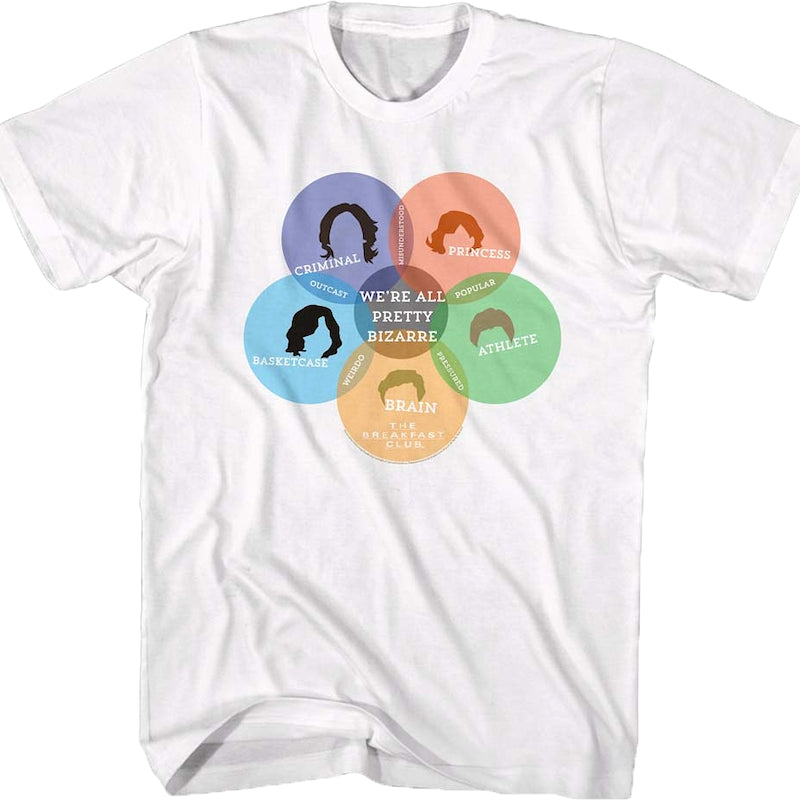 Venn Diagram Breakfast Club T-Shirt