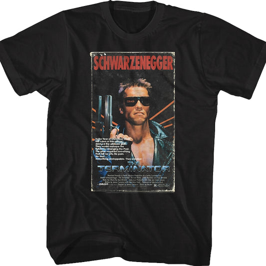 VHS Box Cover Artwork Terminator T-Shirt