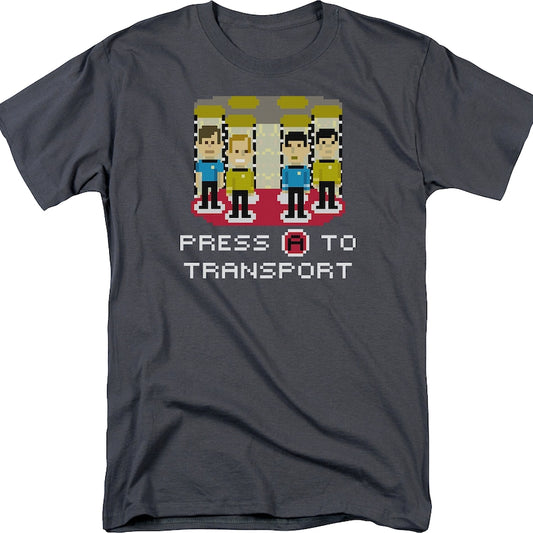 Video Game Transport Star Trek T-Shirt