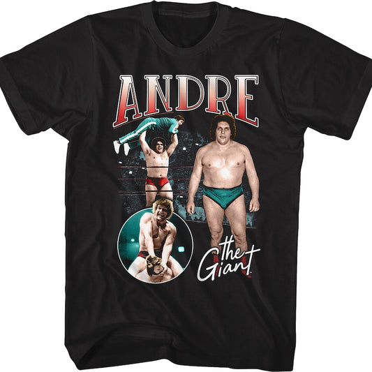 Vintage Collage Andre The Giant T-Shirt