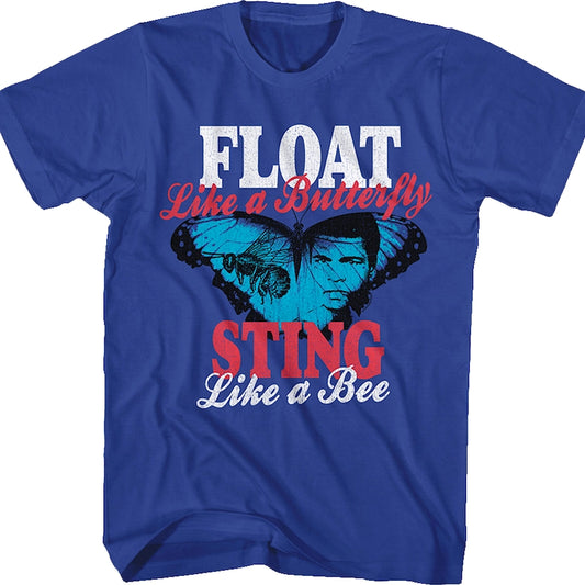 Vintage Float Like A Butterfly Sting Like A Bee Muhammad Ali T-Shirt