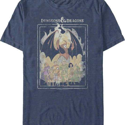 Vintage Friends vs Venger Dungeons & Dragons T-Shirt
