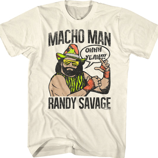 Vintage Ohhh Yeah Macho Man Randy Savage T-Shirt