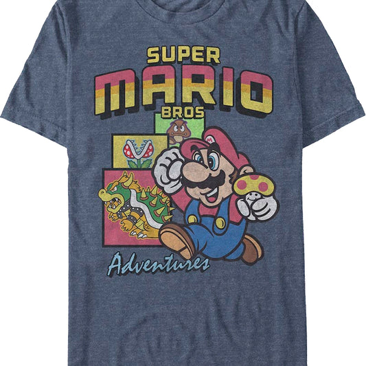 Vintage Super Mario Bros. Adventures Nintendo T-Shirt