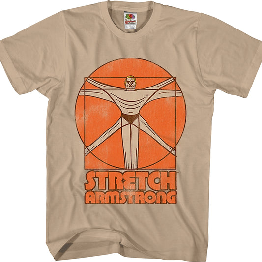 Vitruvian Man Stretch Armstrong T-Shirt