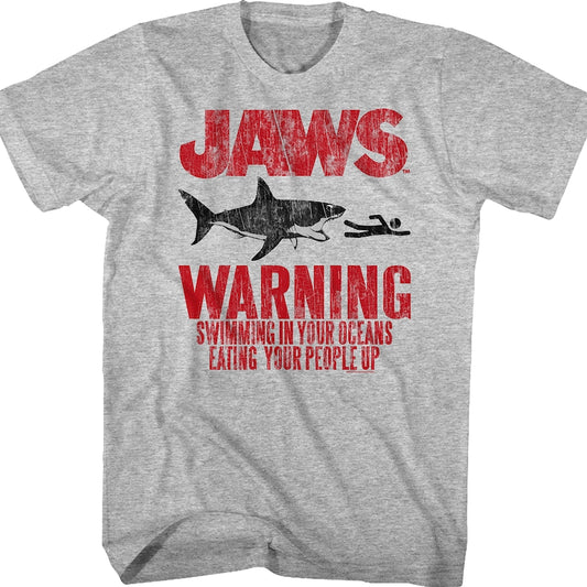 Warning Jaws T-Shirt