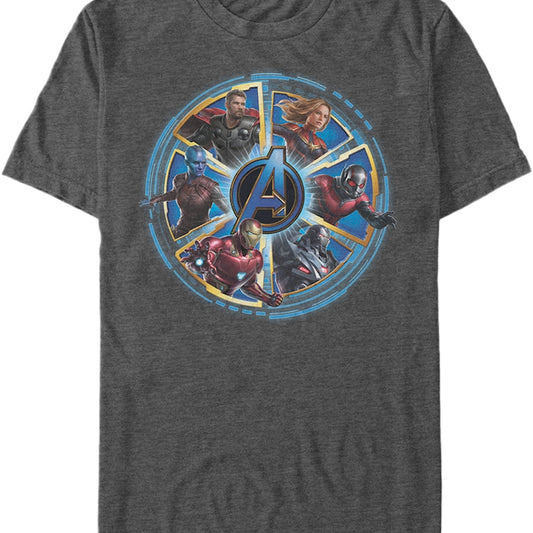 Wheel of Heroes Avengers Endgame T-Shirt