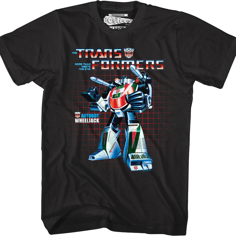 Wheeljack Box Art Transformers T-Shirt