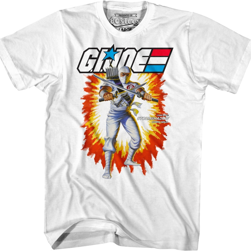 White Box Art Storm Shadow GI Joe T-Shirt