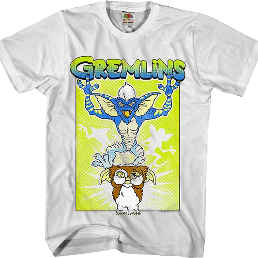 White Gizmo's Nightmare Gremlins T-Shirt