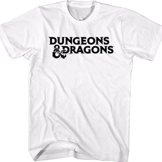 White Logo Dungeons & Dragons T-Shirt