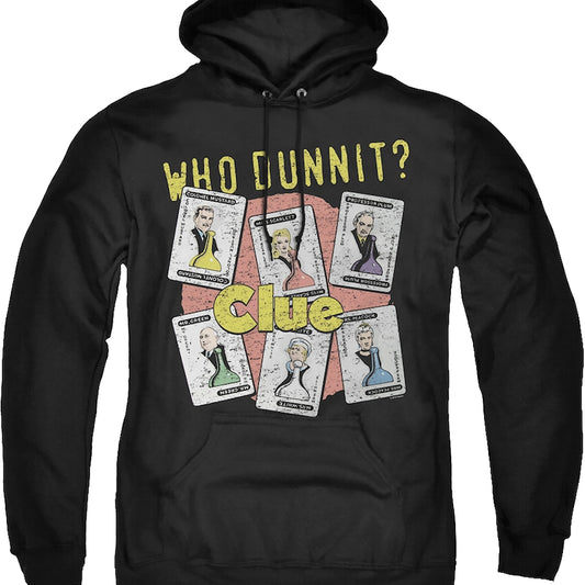 Who Dunnit Clue Hoodie