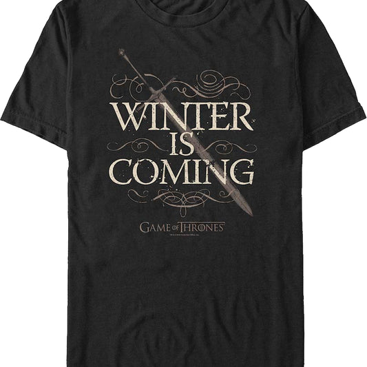 Winter Is Coming Game Of Thrones T-Shirt